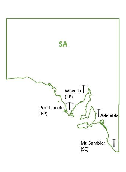 South Australia Locations 